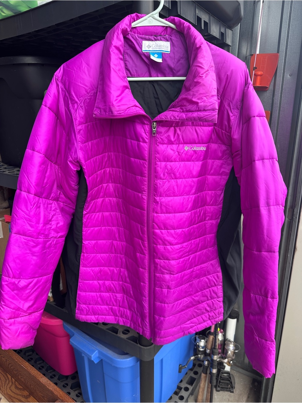 Columbia Women's Bright Magenta Quilted Packable Jacket